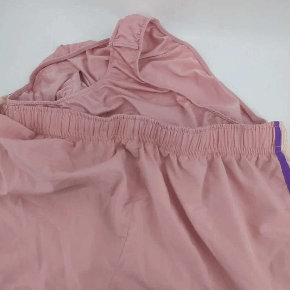 Nike Womens Running Shorts XL Pink DRI-FIT Athletic Workout Gym Performance‎